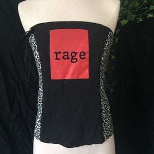 Vintage Rage Against The Machine Corset Top